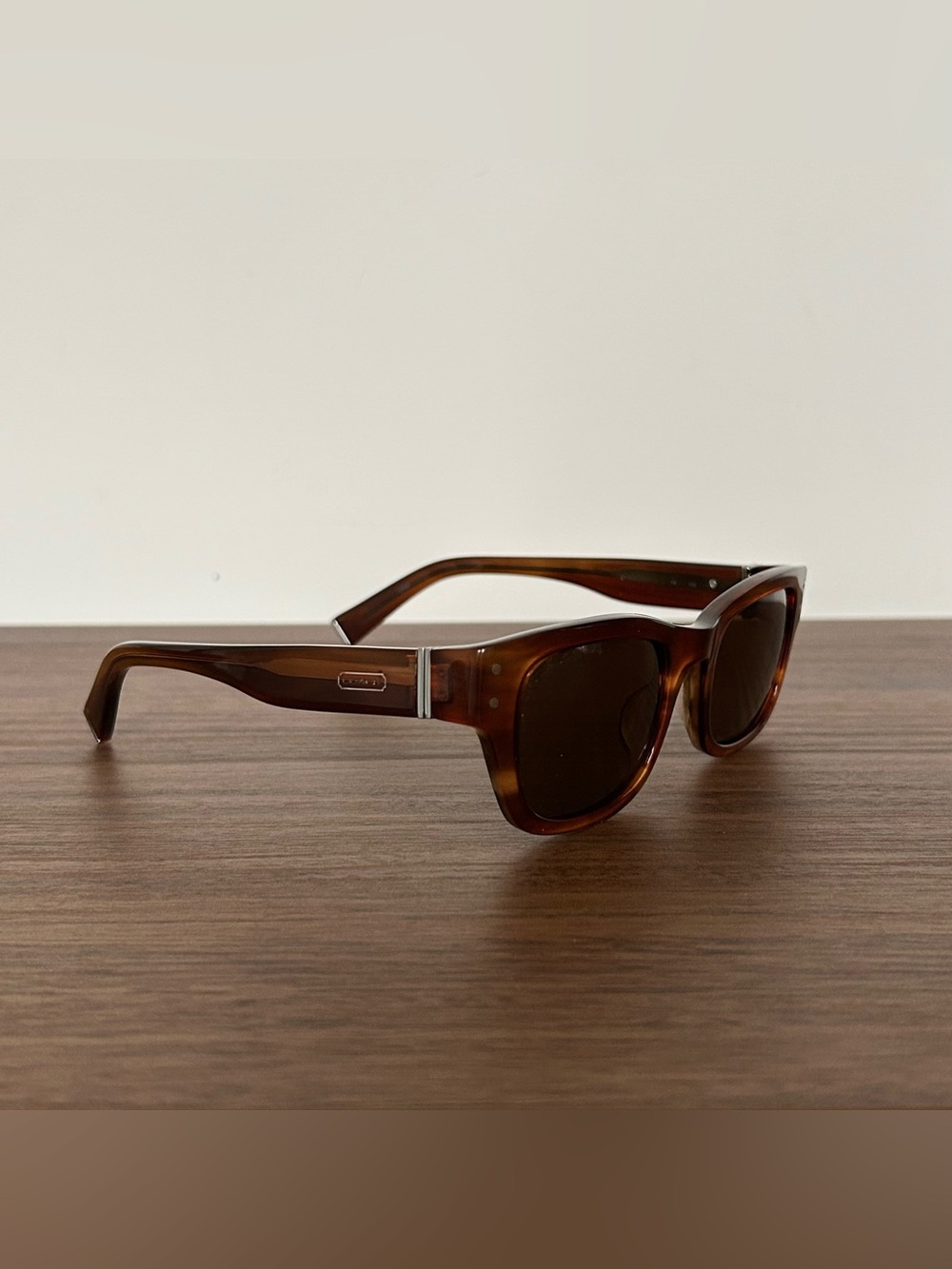 Coach Brown Rectangular Sunglasses